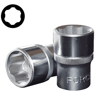 Jgo Dados Hexag C/redondo 1/2'' 5/16''-1.1/4``(4246s), Force