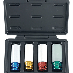 Juego Dados Impacto Largos 1/2'' Para Llantas (4046) Force