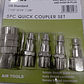 Set Acoples Rápidos Para Aire De 1/4  Npt 5pzas. Marca Muzi - Miniatura 1
