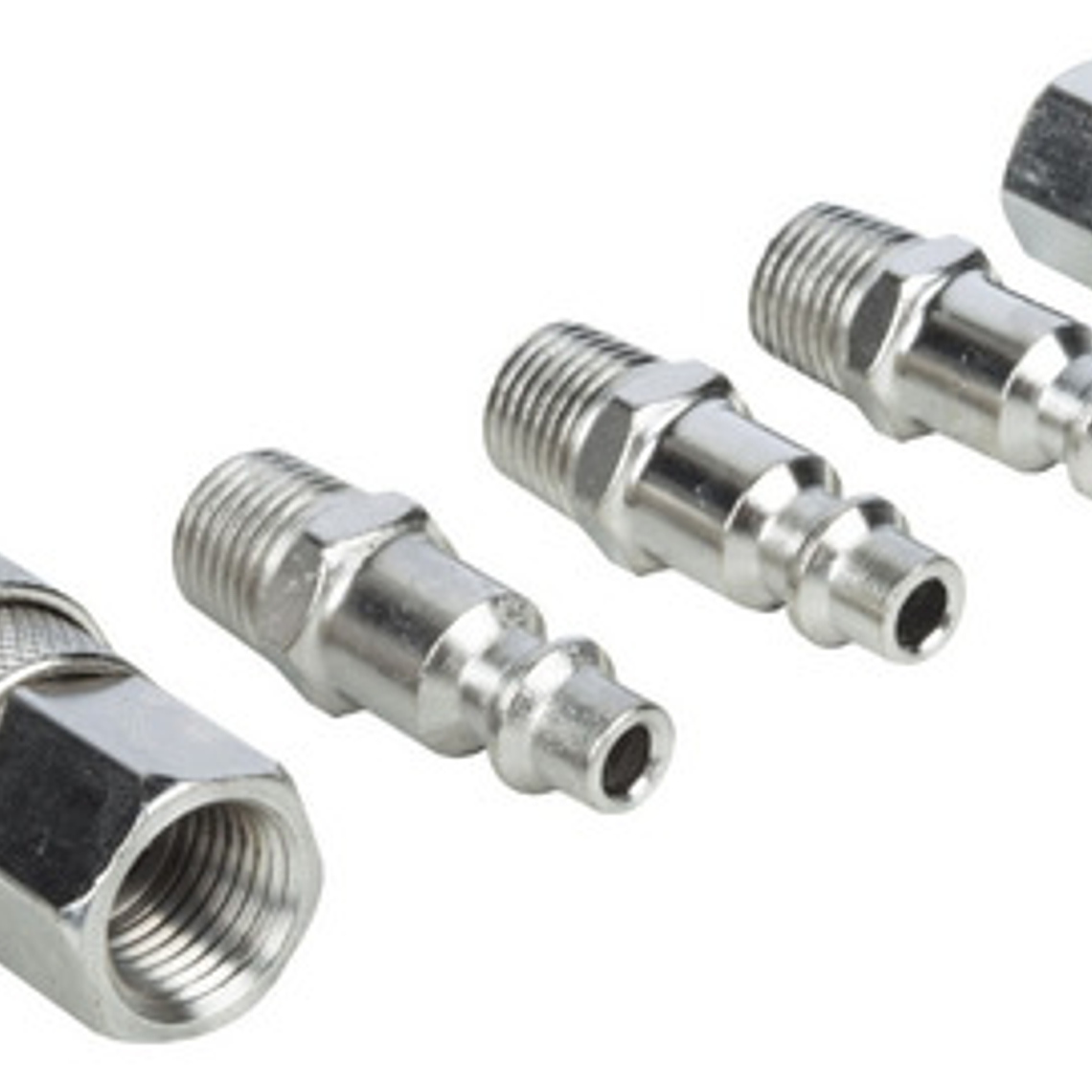 Set Acoples Rápidos Para Aire De 1/4  Npt 5pzas. Marca Muzi 6