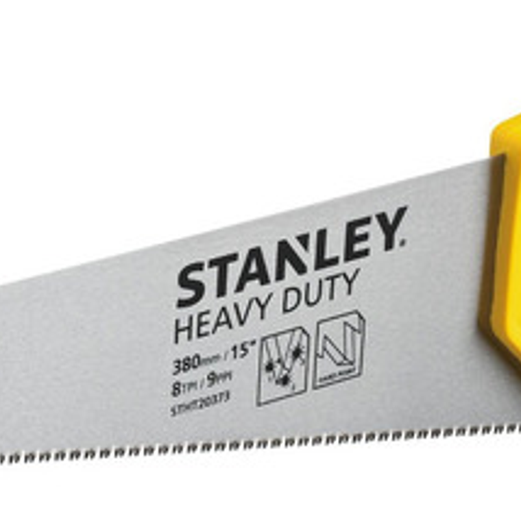 Sierra Para Metales Stanley Heavy Duty De Triple Corte Afilada De 15 Pulgadas A 380 Mm 4