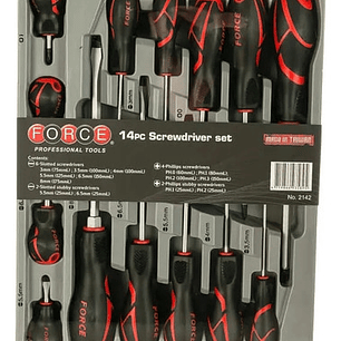 Juego Destornilladores De 14 Piezas Plano/ph (2142) Force