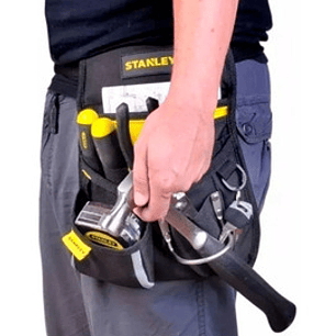 Bolsa Portaherramientas Para Cinturón Stanley Stst511324la Color Negro