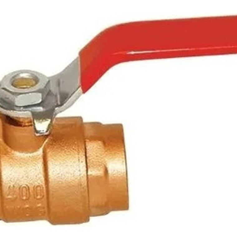 Llave Paso De Bola P/soldar De 1'' 1