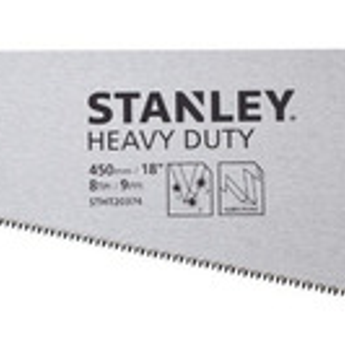 Sierra Para Metales Stanley Heavy Duty De Triple Corte Para Bordes, 18 Pulgadas - 450 Mm 1