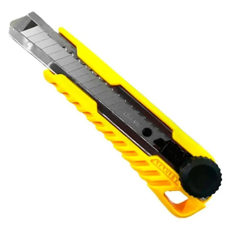 Alambique Retráctil De 18 Mm Con Botón - Stanley Stht10321-840 1