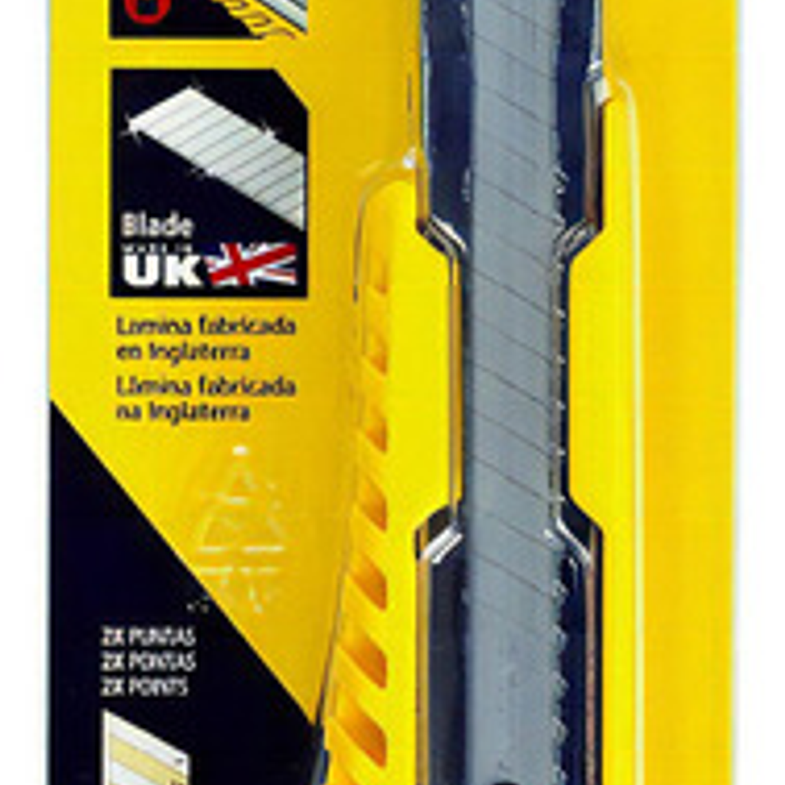 Alambique Retráctil De 18 Mm Con Botón - Stanley Stht10321-840 2