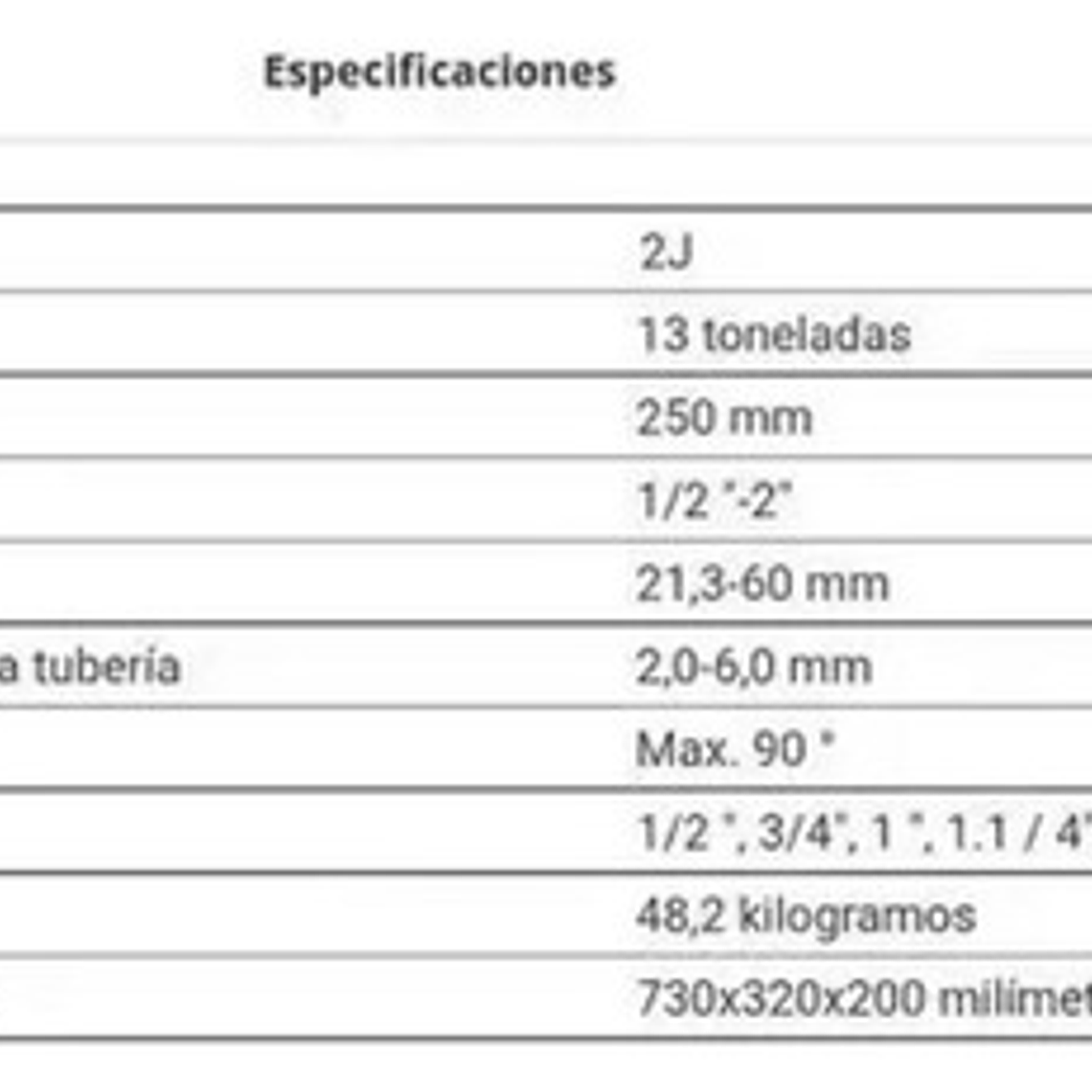 Curvadora Hidráulica 1/2''-2'' Con Trípode (hhw-2j) Tlp 6