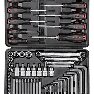 Juego De Dados Y Llaves Torx 73 Piezas (4731) Force