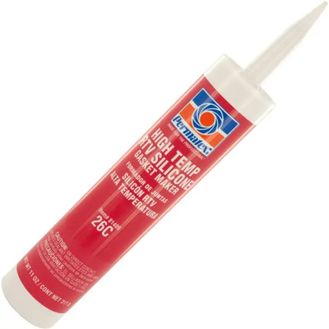 Silicona (tubo) Rojo Rtv 26c 311gr (81409) Permatex 1