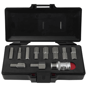 Juego Puntas Allen De 8 - 17mm Con Dado Toma (4115) Force