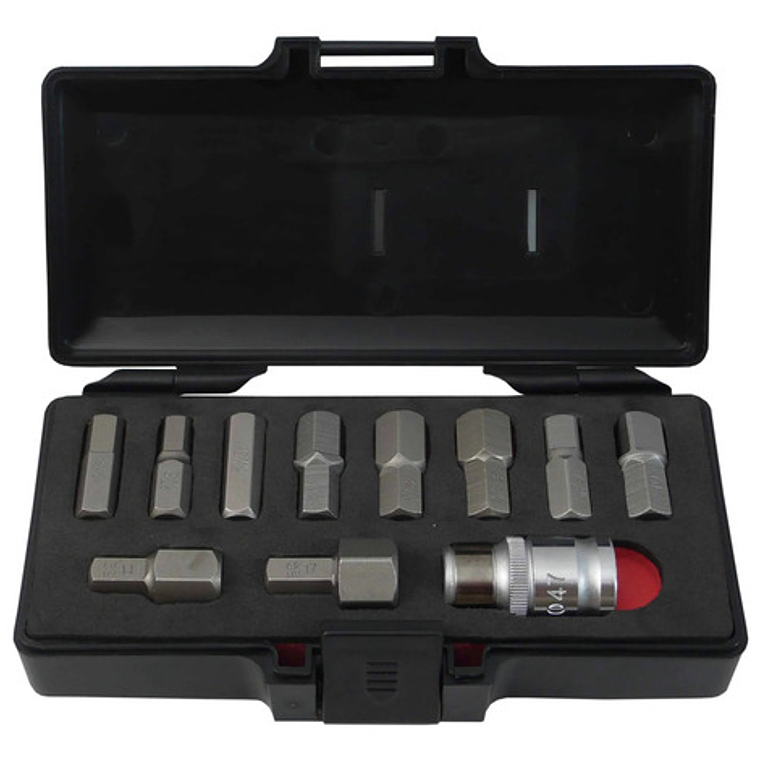 Juego Puntas Allen De 8 - 17mm Con Dado Toma (4115) Force 1