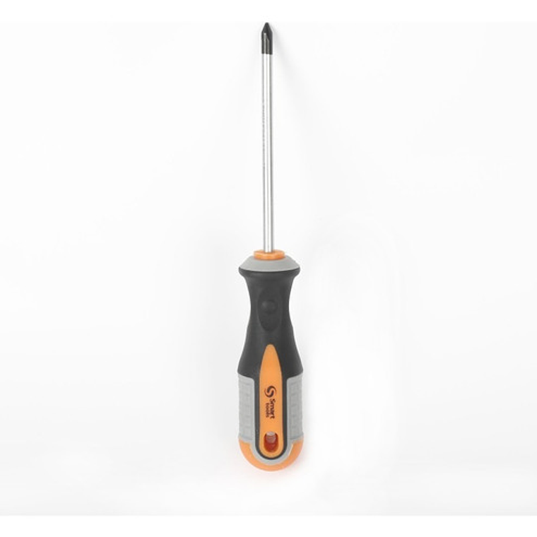 Destornillador Phillips Ph1x100mm - Mango Plástico - Smart 2