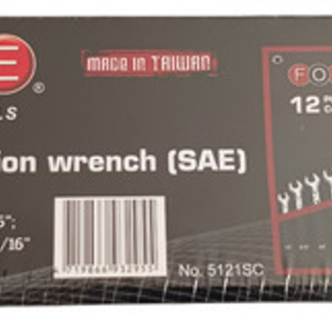 Juego Llaves Punta Corona 1/4'' - 15/16'' 12 Piezas - Force 1