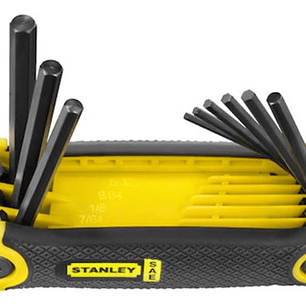 Juego De Llaves Allen 9 Pzas., 5/64''-1/4'' (69-265) Stanley