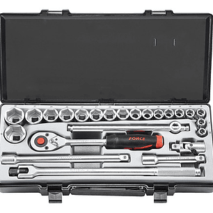 Juego Dados Hex 1/2'' De 5/16'' A 1.1/4'' (4243s-5) Force