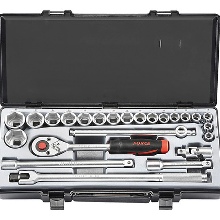 Juego Dados Hex 1/2'' De 5/16'' A 1.1/4'' (4243s-5) Force 3