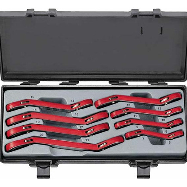 Juego Llaves Corona C/chicharra 6-22mm 8 Pzas (50811) Force 3