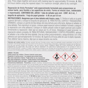 Kit De Reparación Para Vinilo (81786) Permatex