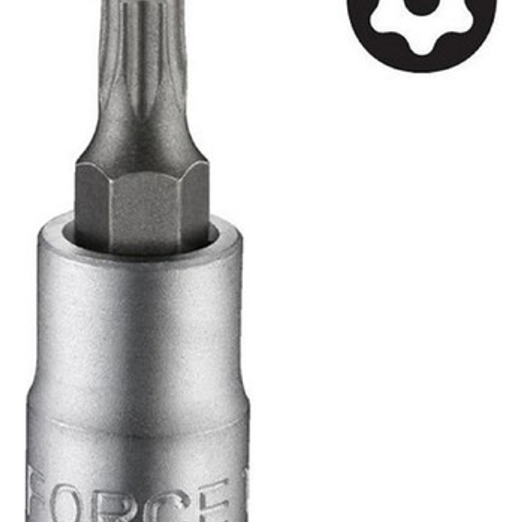Dados Torx Perforados Individuales 1/4'' T8h - T40h Force 11