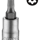 Dados Torx Perforados Individuales 1/4'' T8h - T40h Force - Miniatura 14