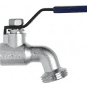 Pack De 3 Llaves De Paso Jardín 1/2'' Cromada