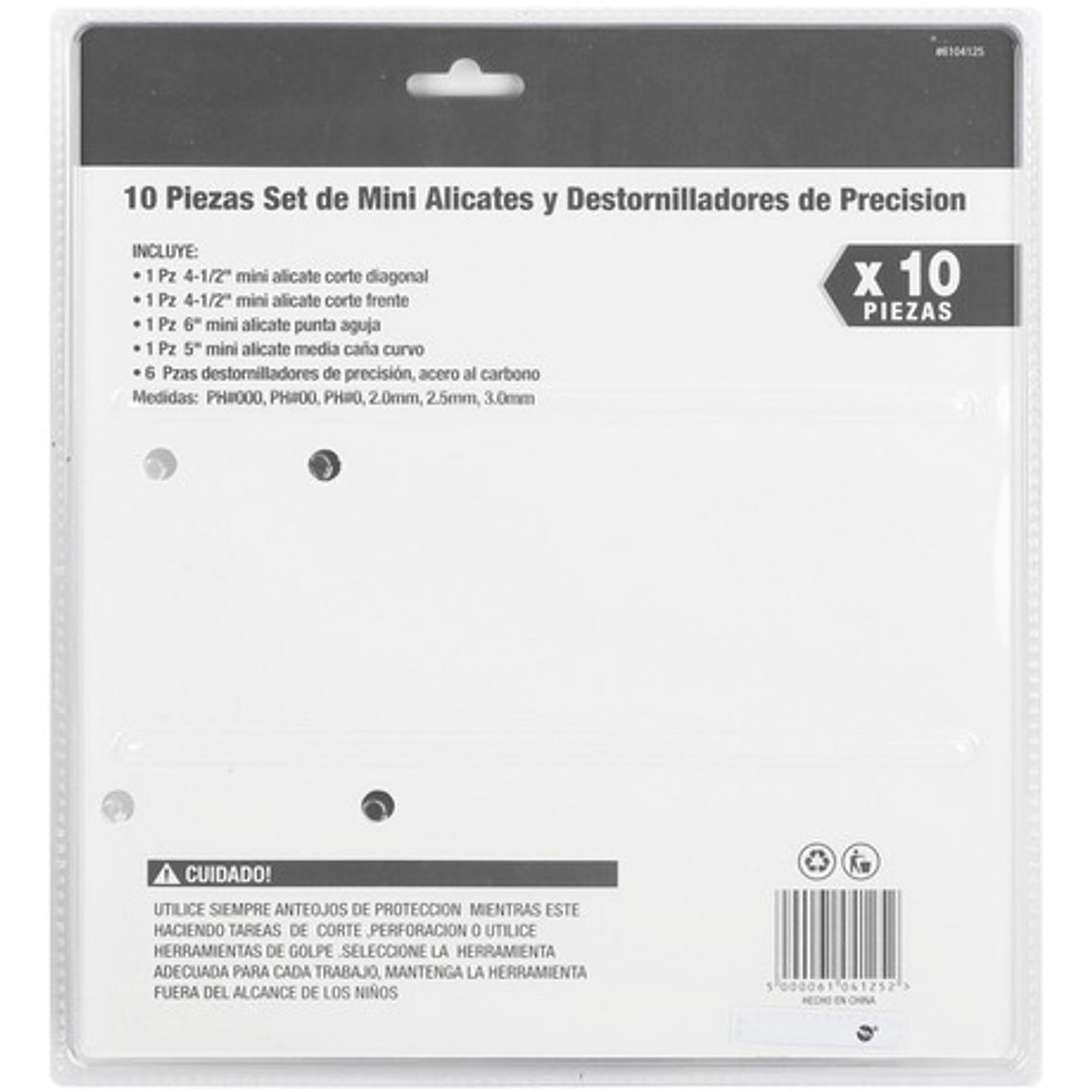 Juego Alicates Y Destornilladores Electricista 10 Pzs. Smart 2