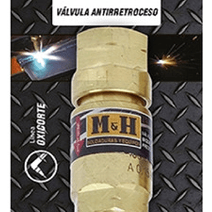 Válvula Antirretroceso Soplete Oxigeno / Gas - Myh