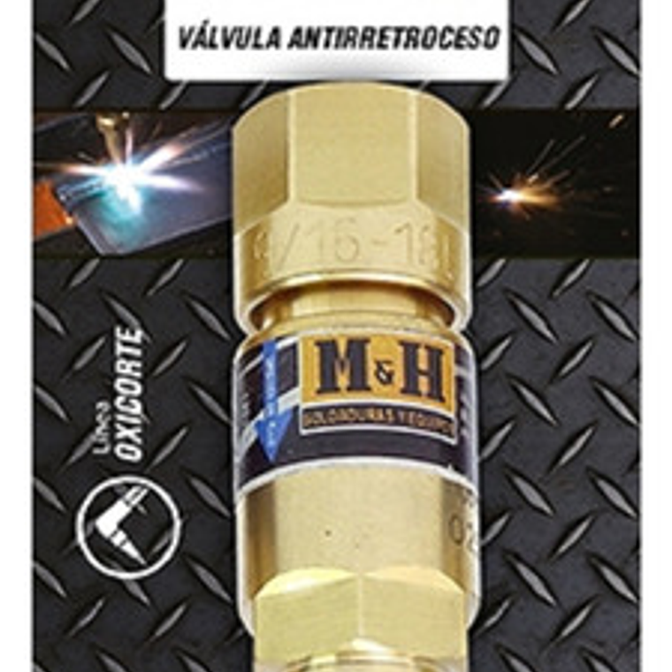 Válvula Antirretroceso Soplete Oxigeno / Gas - Myh 3