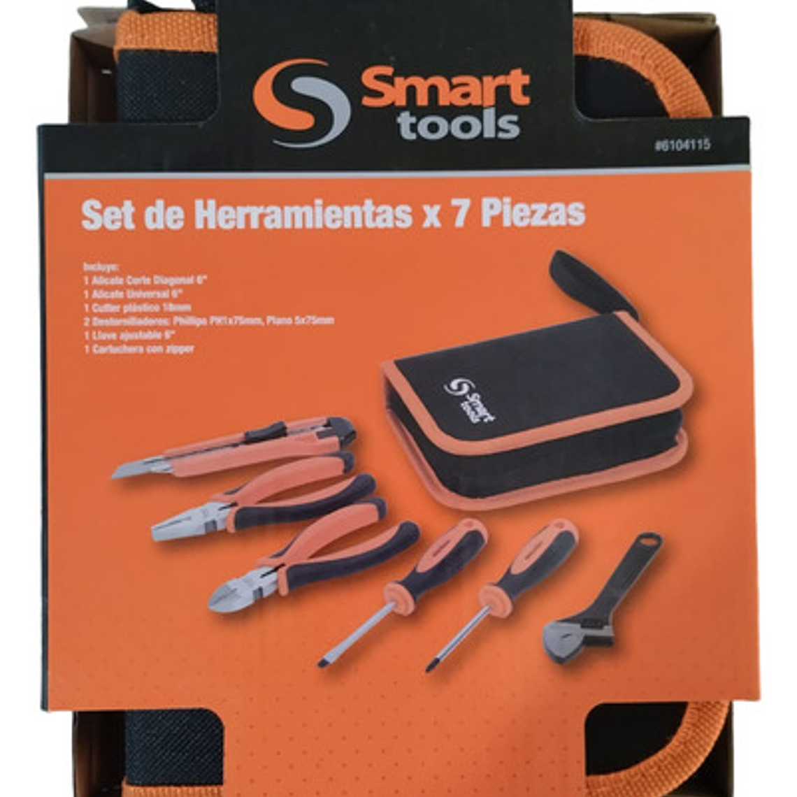 Juego De Herramientas Para Hogar 7 Piezas - Incluye Estuche 3