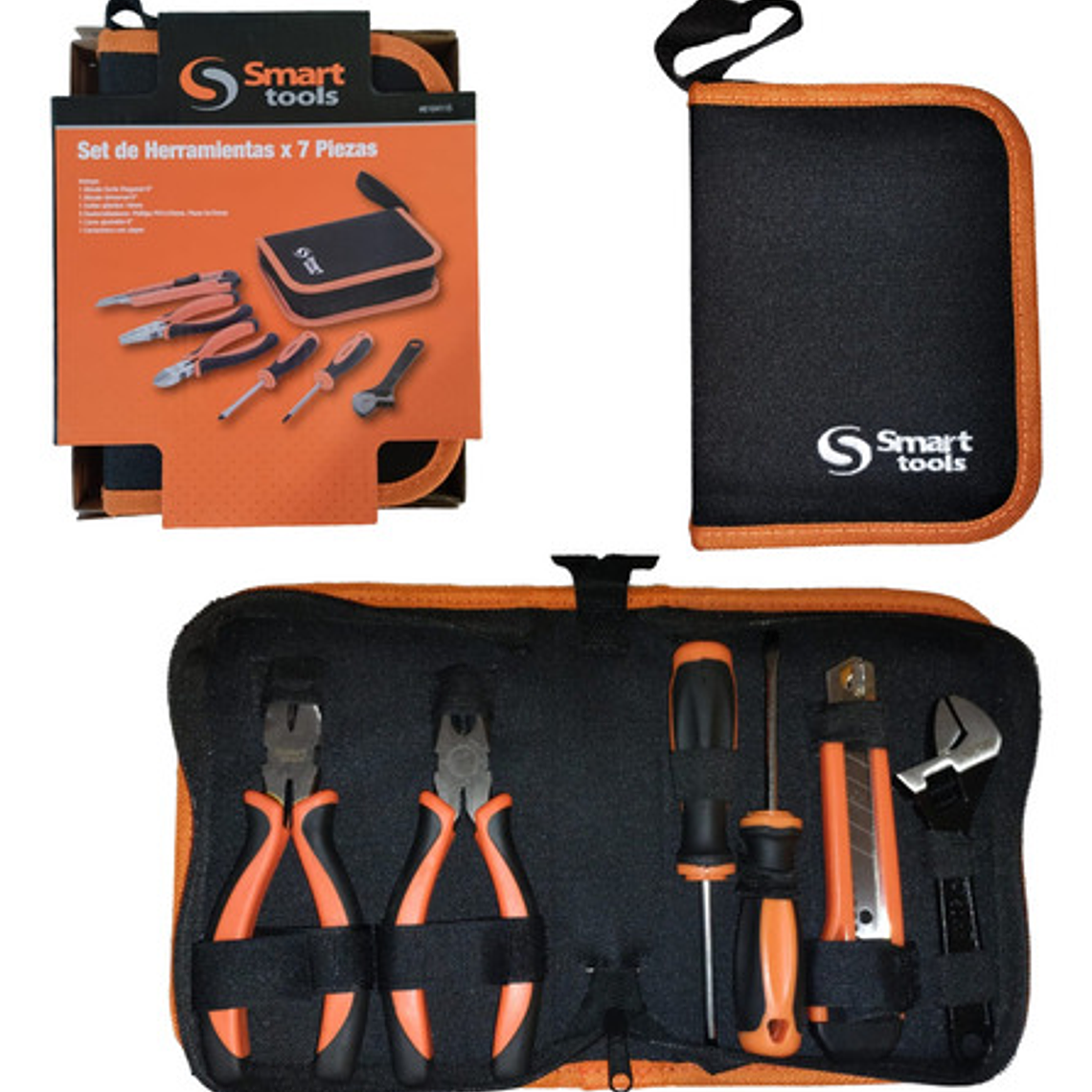 Juego De Herramientas Para Hogar 7 Piezas - Incluye Estuche 4