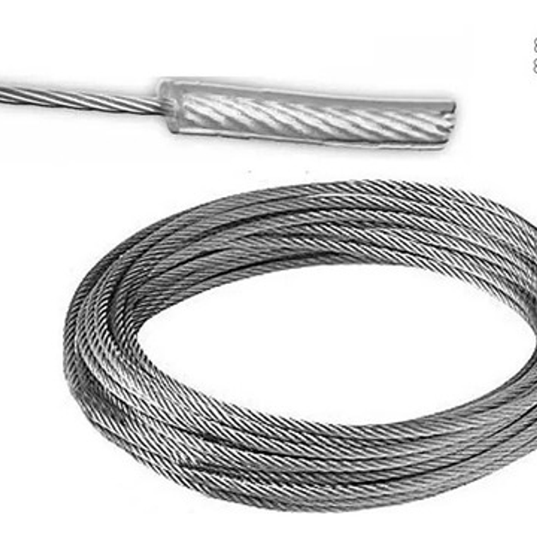 Cable De Acero Galvanizado 25 Metros, 1-2mm. 2