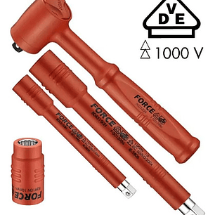 Juego Dados Aislados 3/8'' Poligonales 17 Piezas - Force