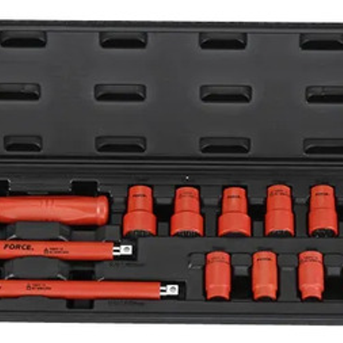 Juego Dados Aislados 3/8'' Poligonales 17 Piezas - Force 3