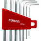 Juego Llaves Allen 1/16'' - 1/4'' De 7 Piezas (5076s) Force - Miniatura 1