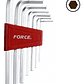 Juego Llaves Allen 1/16'' - 1/4'' De 7 Piezas (5076s) Force - Miniatura 2