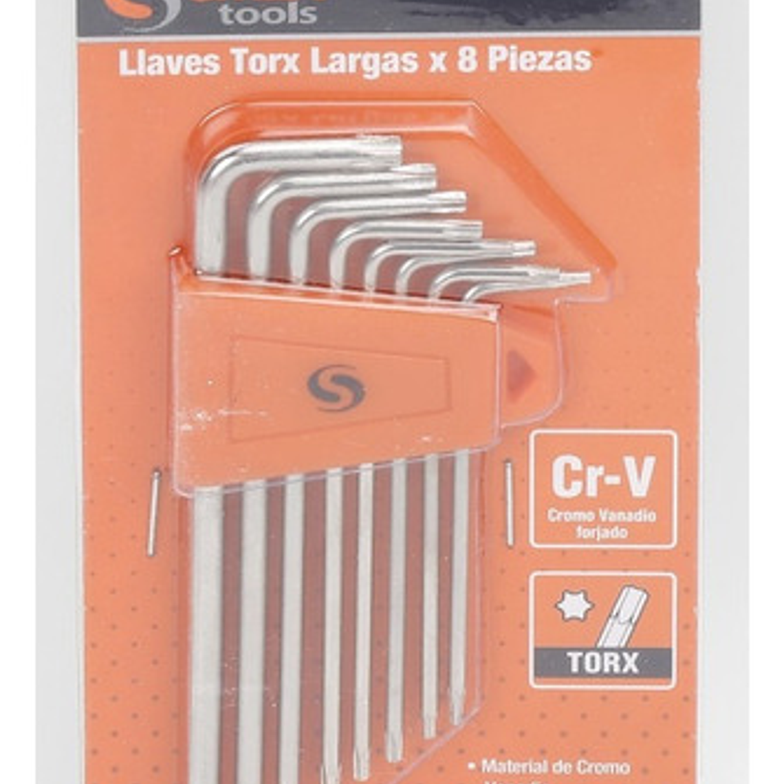 Juego Llaves Torx De 8 Piezas De T6 A T25 - Smart Tools Color Mate 1
