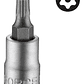 Dados Torx Perforados Individuales 1/4'' T8h - T40h Force Color T30h - Miniatura 3