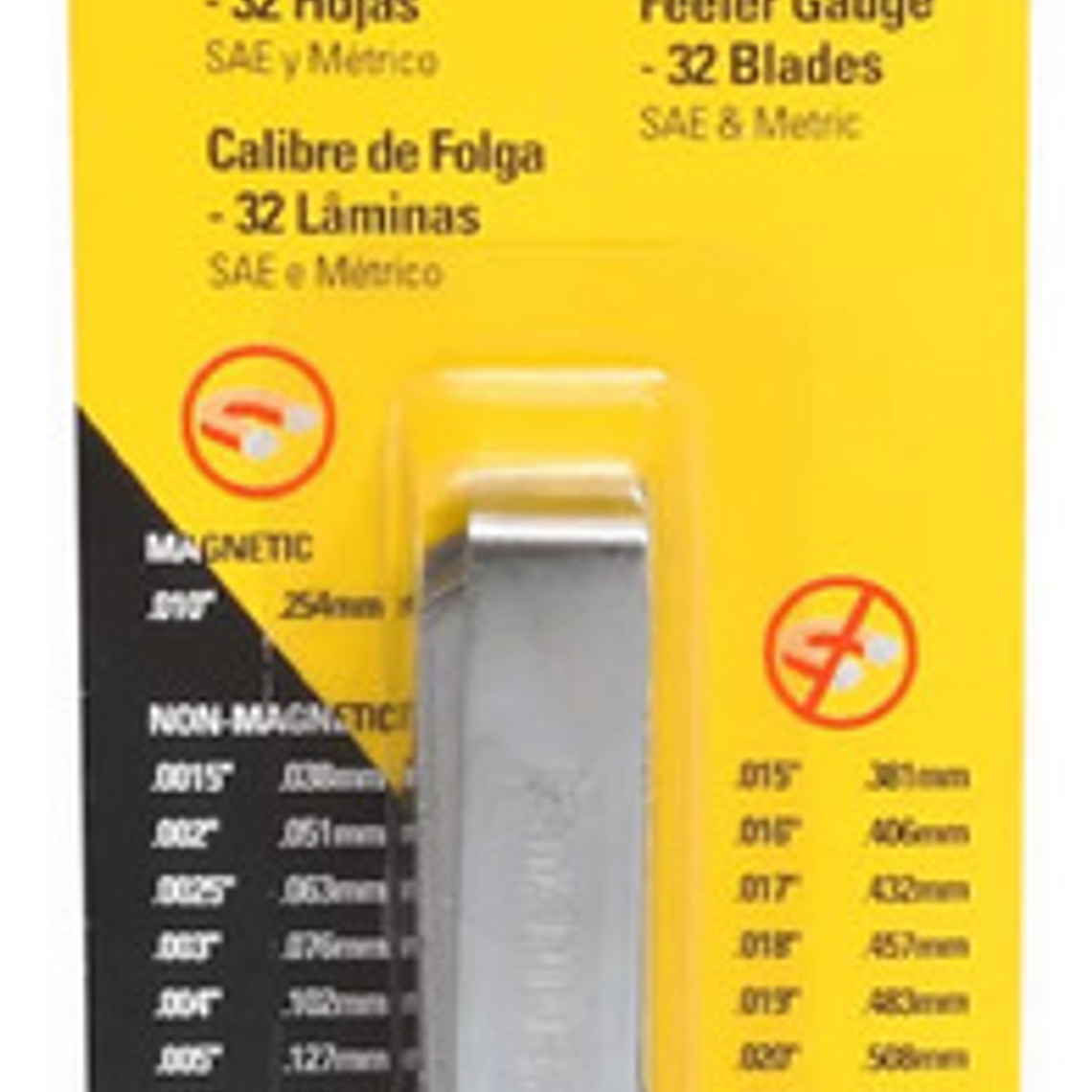 Calibrador 32 Hojas 0.0015'' (78-221) Stanley 3