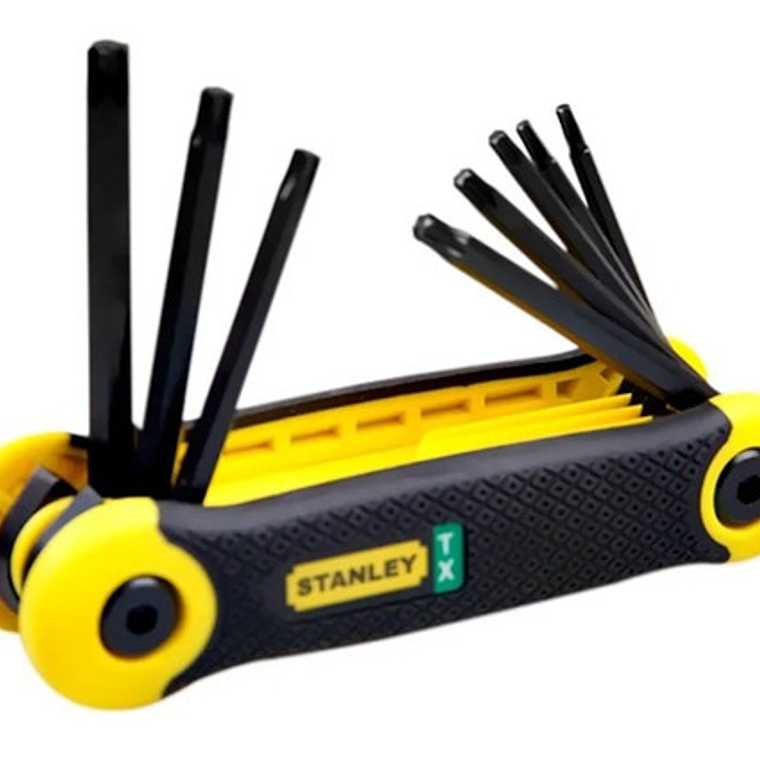 Juego De Llaves Hexagonales Torx Stanley 69-266 De 8 Piezas 2