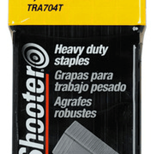 Grapas 1/4'' Corona Angosta 1,000 Piezas Stanley Tra704t