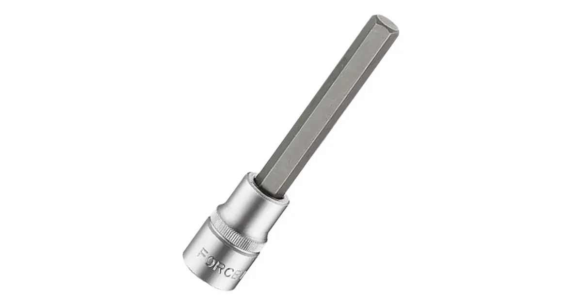 Dado Allen 1/2'' De 6 Mm. Largo (34410006) Force