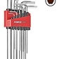 Juego De Llaves Allen 1.5-10 Mm. Larga (5093l), Force - Miniatura 1