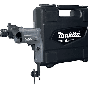 Taladro Percutor Atornillador Eléctrico De 16mm Makita M0801kg 500w + Accesorio Con Maletín De Transporte
