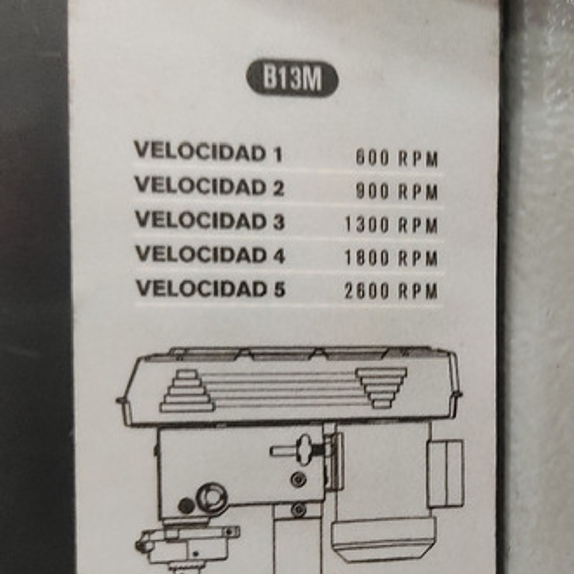 Taladro De Mesa 500w - 13 Mm - 220v (b13m) Smart Tools Color Imagen 5