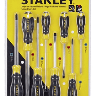Juego De Destornilladores 8 Pzs Stanley Profesional -to