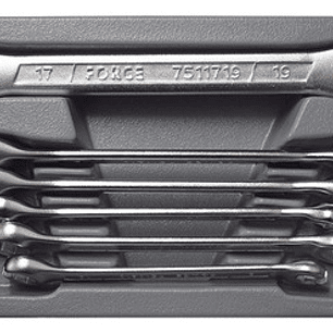 Juego Llaves Nipleras 5/16`` -3/4`` 6 Piezas (5066s), Force