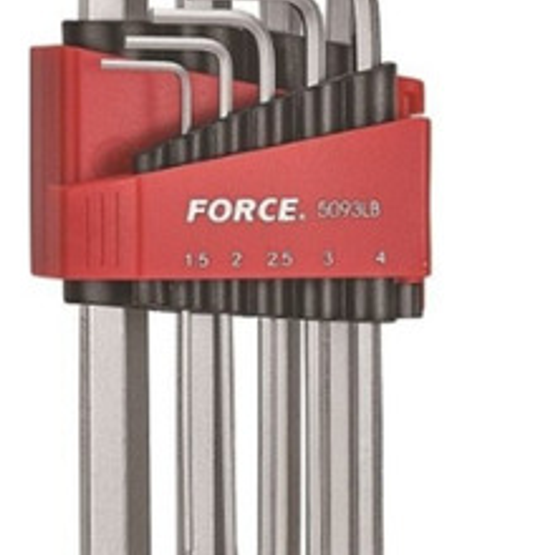 Juego De Llaves Allen 1.5-10 Mm Bola/larga Force (5093lb) Color Cromado 1