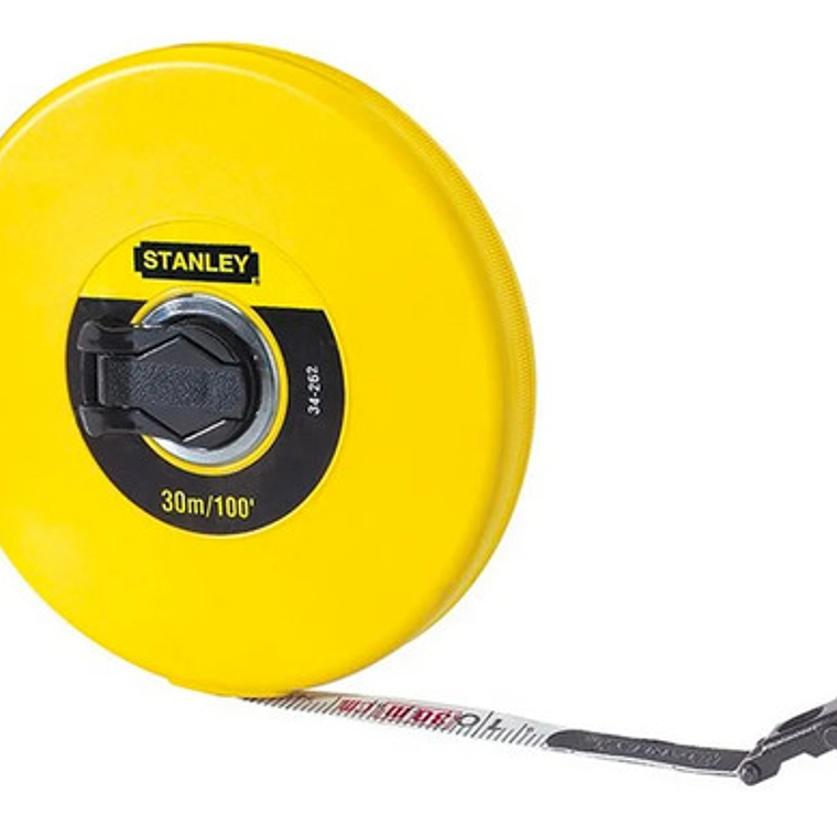 Huincha Larga 30.0mts X 1/2'' F/vidrio (34-262s) Stanley 1