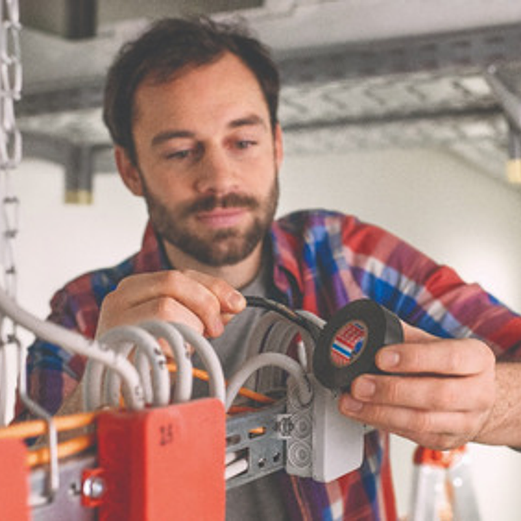 Pack 5 Cintas Aislante Tesa Negra 10m X 18mm 2